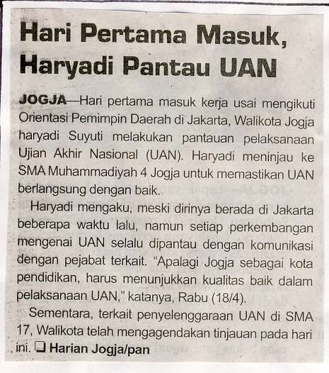 Kliping jogja terbaru